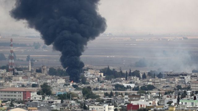 التايمز: أدلة متزايدة على شن إردوغان هجمات بالفوسفور شمالي سوريا - BBC News عربي