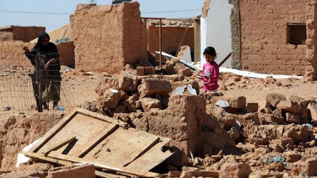 Campamento de refugiados saharauis en Tinduf.