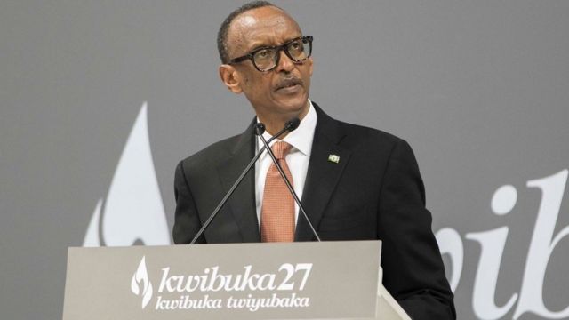 Paul Kagame avuga ijambo mu gutangiza ibikorwa byo kwibuka 07/04/2021, Kigali Arena