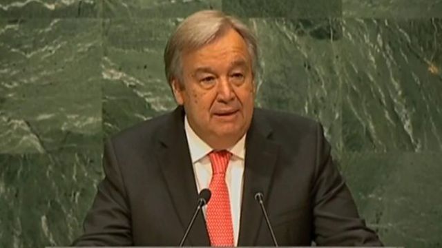 Antonio Guterres zai fara aiki ne daga watan Janairun shekarar 2017 bayan cikar wa'adin Ban Ki-Moon