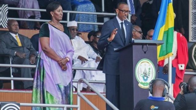 Paul Kagame yarahiriye kuyobora u Rwanda muri manda ya gatatu