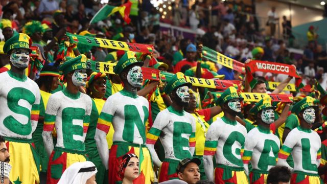 Les supporters sénégalais à la Coupe du monde 2022 au Qatar