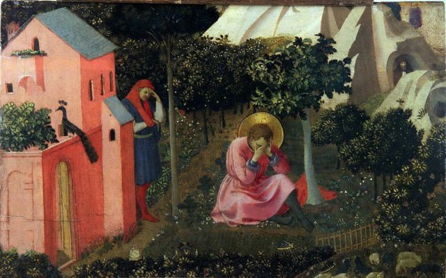 La Conversión de San Agustín, ca 1430-1435. Artista: Fra Giovanni Angelico da Fiesole.
