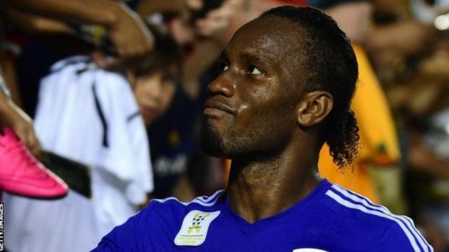 Didier Drogba ya lashe kofin Premier da na zakarun turai guda hudu da Chelsea