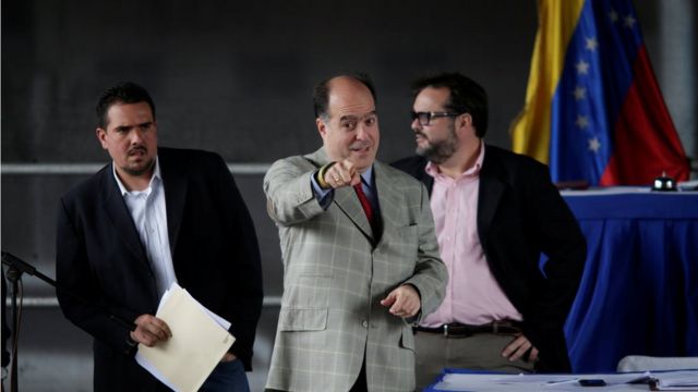 El presidente de la Asamblea Nacional de Venezuela, Julio Borges.