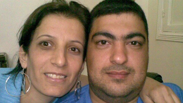 Amina Ramadan and her husband Mohamed