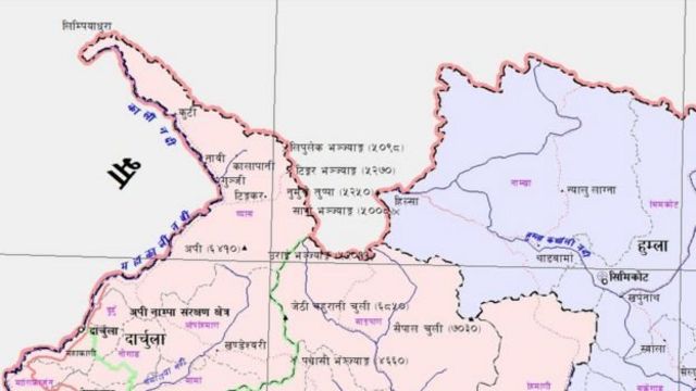 नेपालले लिपुलेक, कालापानी र लिम्पियाधुरा समाविष्ट गरी नयाँ नक्सा जारी गरेपछि नेपाल र भारतबीच तनाव बढेको थियो