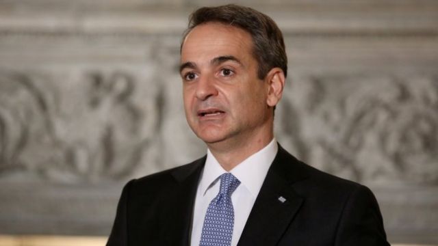 Ο Έλληνας πρωθυπουργός Κυριάκος Μητσοτάκης