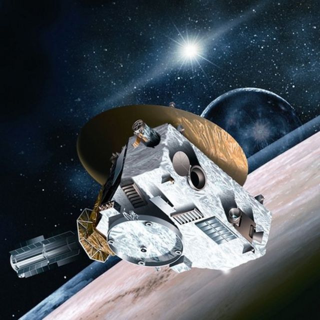 Misión New Horizons que exploró Plutón.
