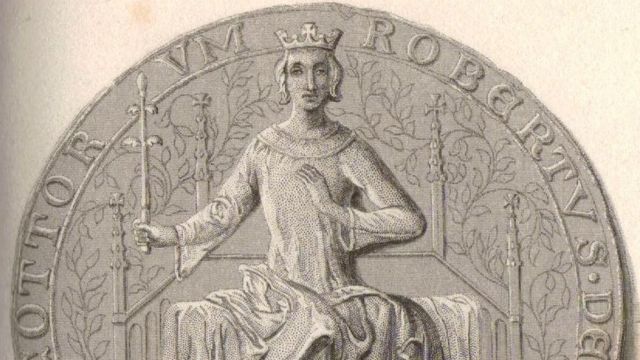 Монета с изображением Роберта II
