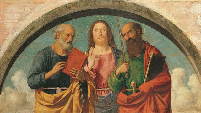 Cristo entre os apóstolos