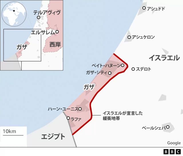 ガザ地区の武装組織とイスラエルが停戦、5日間にわたる攻撃後 - BBCニュース