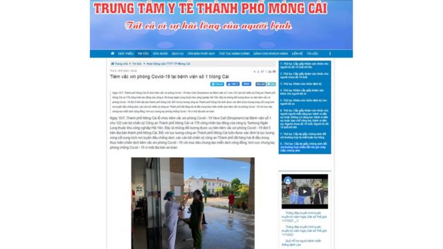 Tiêm vaccine Covid-19 tại Bệnh viện số 1 Móng Cái, Quảng Ninh