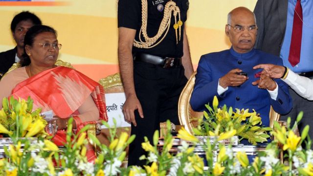 द्रौपदी मुर्मू र रामनाथ कोविन्द
