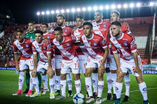 Equipe do Argentinos Juniors em 2017.