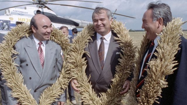 Аскар Акаев, Ислам Каримов и Нурсултан Назарбаев