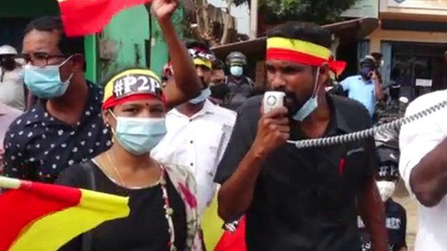 இலங்கை தமிழர்களின் 'அகிம்சை போராட்டம்' நிறைவடைந்தது