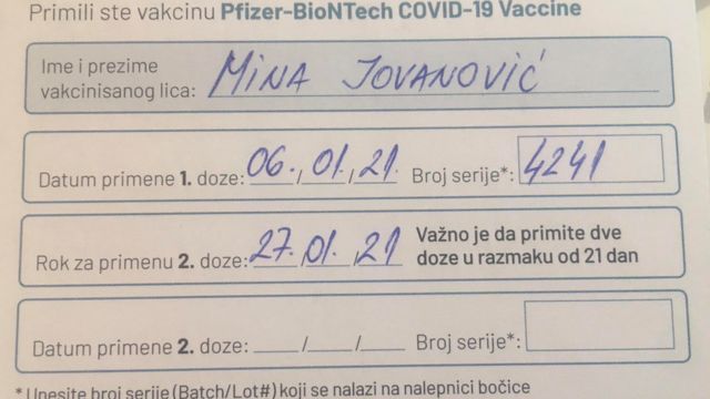 kartončić vakcina