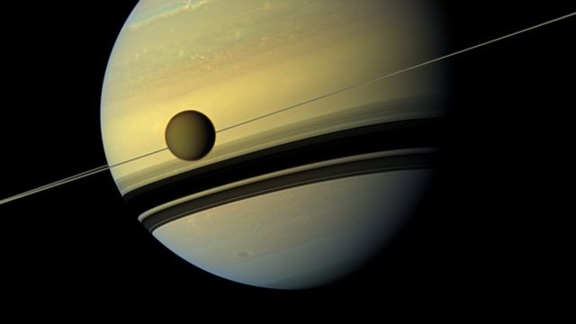 Saturno y Titán.