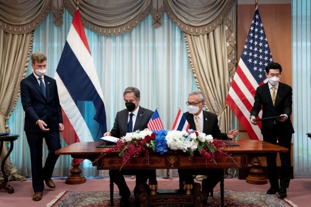 Minister of Foreign Affairs of Thailand and the United States  has signed 2 important documents