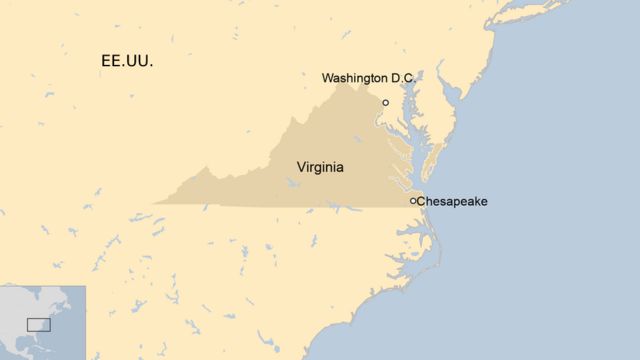 Chesapeake Virginia Map