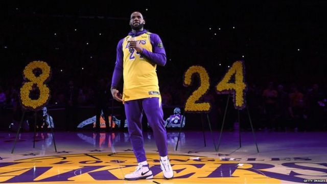 Kobe Bryant: See how fans and celebs honour LA Lakers basketball legend -  BBC News Pidgin