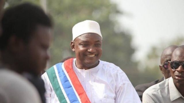 Le président-élu de la Gambie Adama Barrow