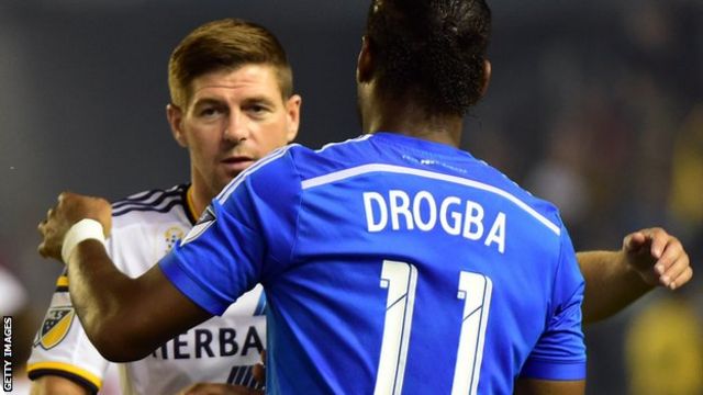 Steven Gerrard La Galaxy Midfielder May Retire In 2016 Bbc Sport