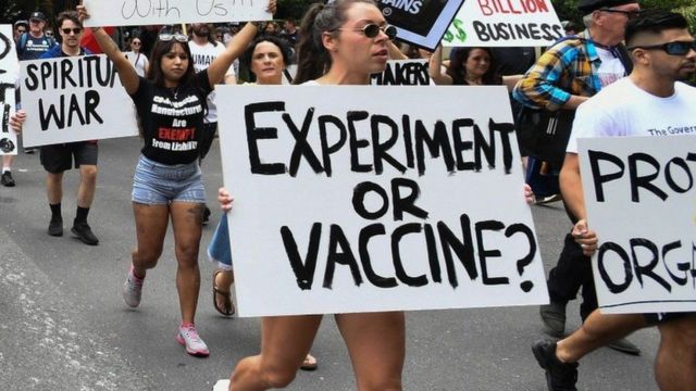 Demonstrations in Australia against the Corona vaccine