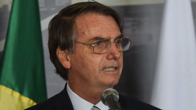 Jair Bolsonaro, presidente de Brasil