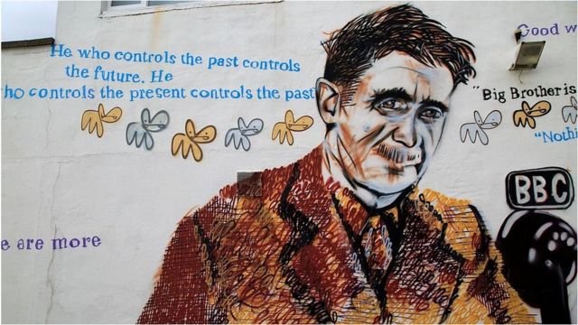 英国的乔治·奥威尔壁画