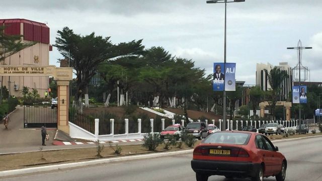 Libreville, la capitale gabonaise, est calme, presque déserte.