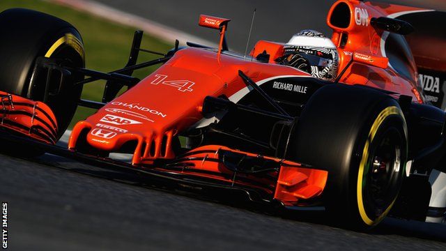 Fernando Alonso had a frustrating day, suffering an oil system problem that cost him the whole morning session after just one lap