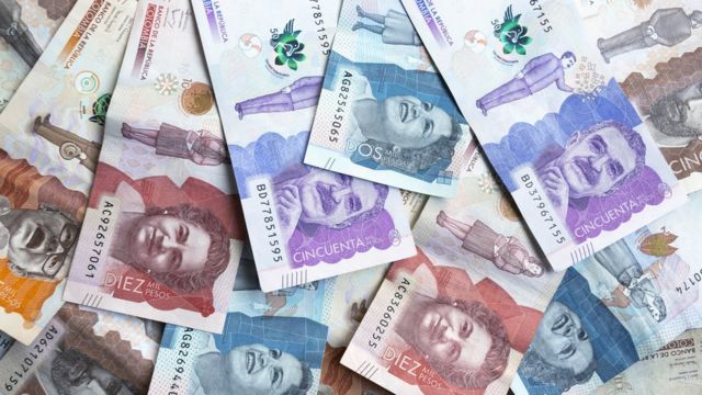 Billetes de peso colombiano