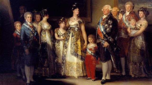 "La familia de Carlos IV", cuadro de Francisco de Goya