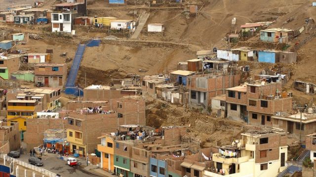 Barrio pobre en Lima