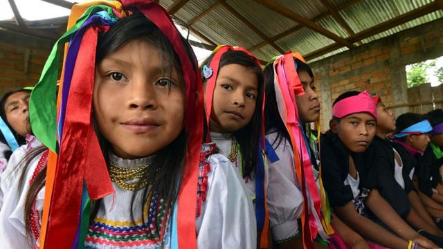 Niños en Perú
