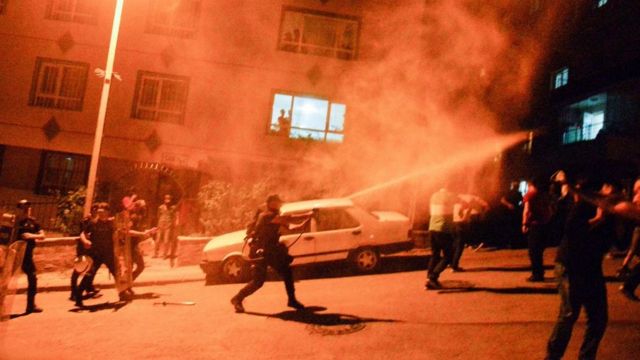 Беспорядки в Анкаре.