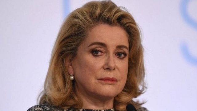 French actress Catherine Deneuve in May 2015