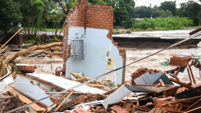 Partie d'une maison dans le quartier de Pinetown à Durban