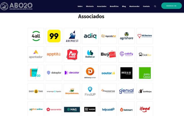 Empresas que participam da Associação Brasileira de Online to Offline