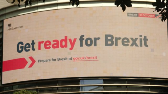 Billboard campaign 'get ready for Brexit'