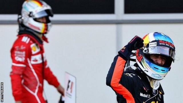 Sebastian Vettel y Daniel Ricciardo