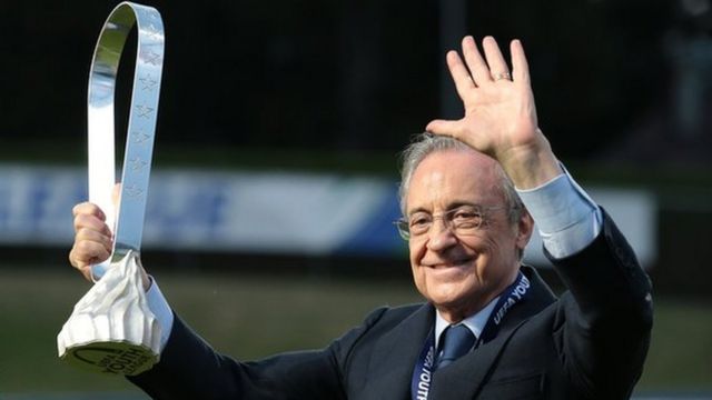 دوري السوبر الأوروبي: رئيس ريال مدريد يقول إن البطولة "إنقاذ لكرة القدم" - BBC News عربي