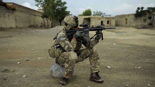 American troops in Afghanistan