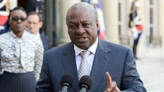 L'ancien président Mahama n'a jamais vécu dans la résidence présidentiel Flagstaff House préférant occuper la résidence du vice-président.