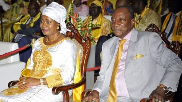 La première dame guinéenne aurait influé sur la décision de faire évacuer la future maman