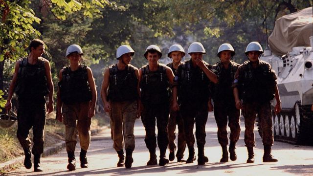 Ukrainskie mirotvorcы v Saraevo, 1992 god