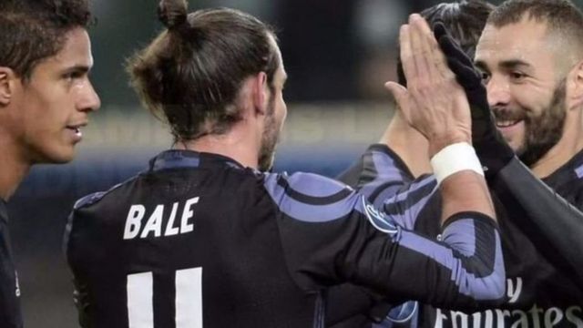 Abakinyi ba Real Madrid bariko barigina intsinzi ya Gareth Bale