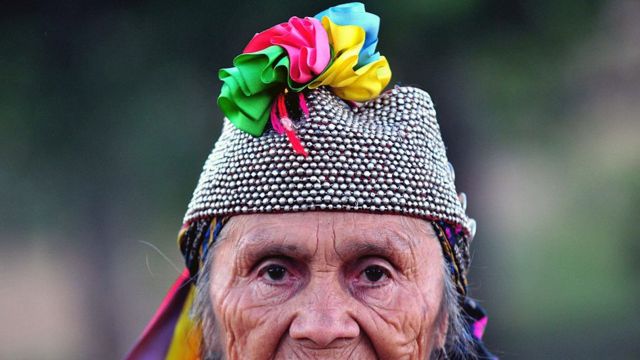 Mujer mapuche